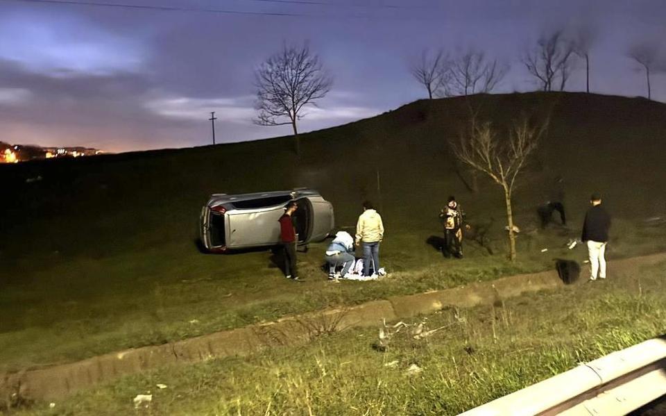 5. kez alkollü yakalandı! Şarampole yuvarlanan sürücüye rekor ceza