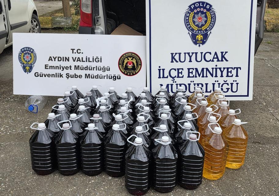 Kuyucak’ta sahte içki operasyonu
