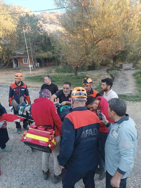 Kaleden düşen Alman turist yaralandı