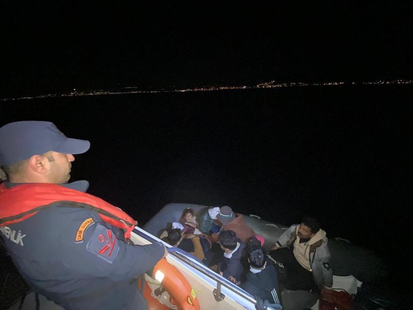 AYDIN'DA 10 DÜZENSİZ GÖÇMEN YAKALANDI
