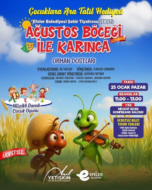 Başkan Yetişkin'den çocuklara ara tatil hediyesi