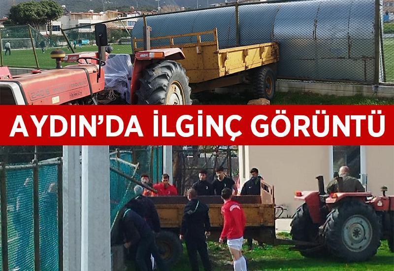 Aydın'da ilginç görüntü