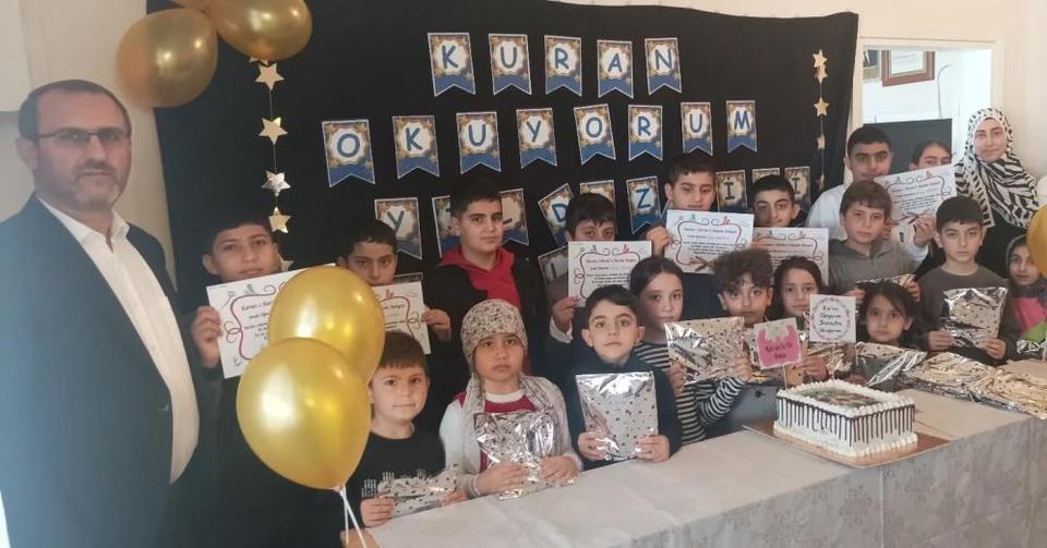 Söke’de Kur’an Kursu öğrencileri için Kur’an’a geçiş merasimi düzenlendi