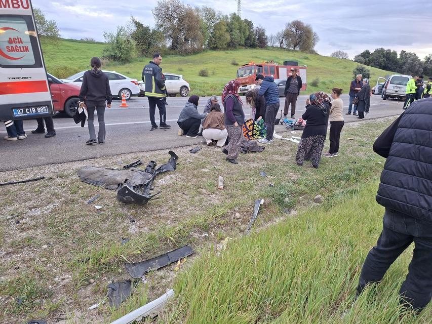 Bayram yolunda feci kaza