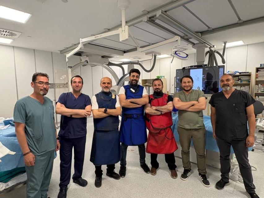 Aydın Şehir Hastanesi'nde ilk DSA işlemi başarıyla gerçekleştirildi