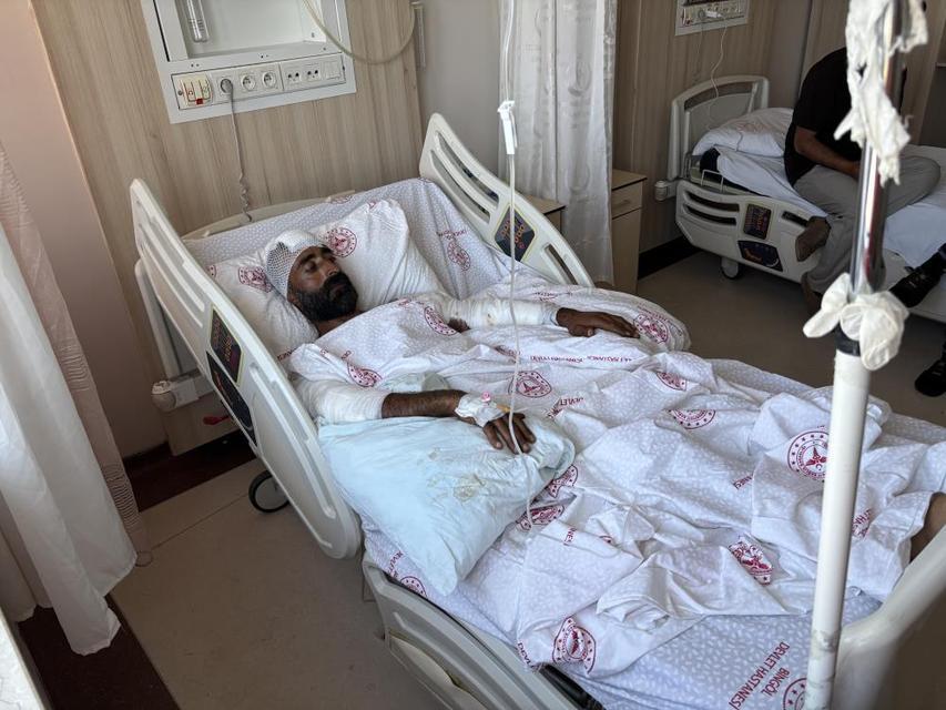 Mantar toplarken ayı saldırısına uğradı