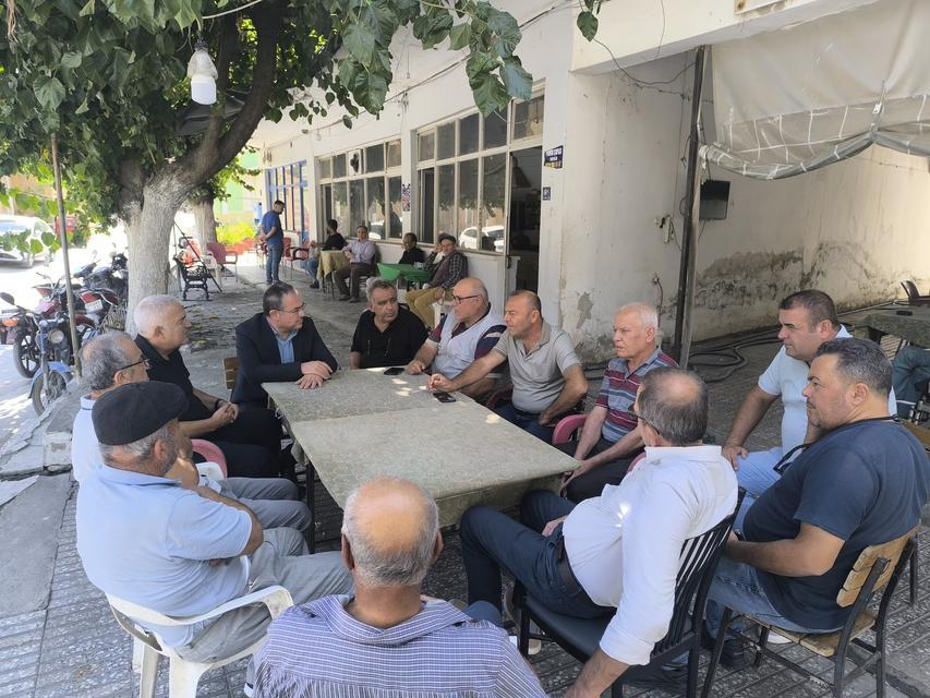 CHP’li Karakoz üreticilerin sorunlarını dinledi