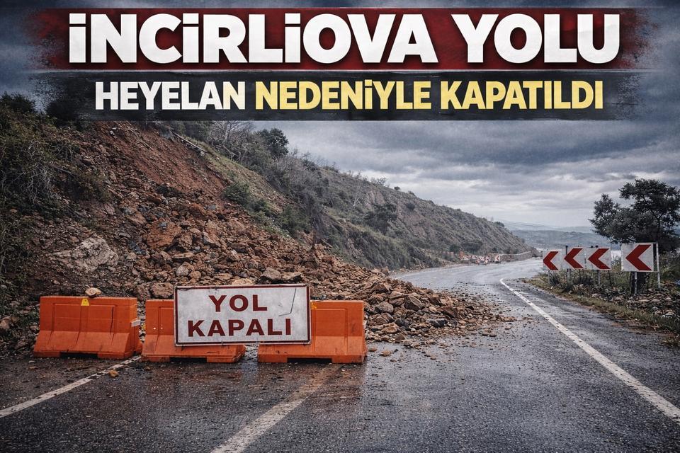 İncirliova yolu trafiğe kapatıldı
