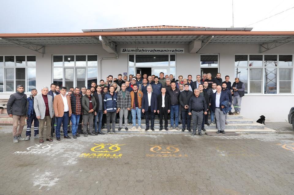 Ergüler personelle buluştu: Kimse işten çıkarılmayacak