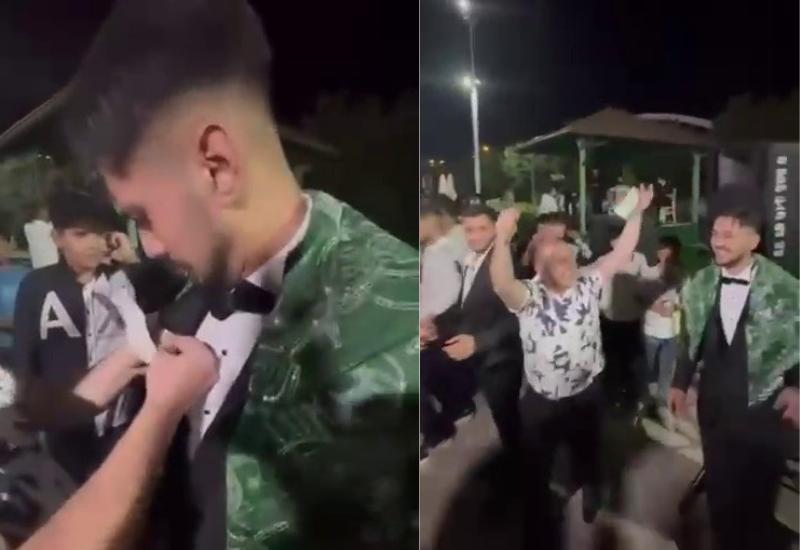 Damada 400 bin liralık çek taktı