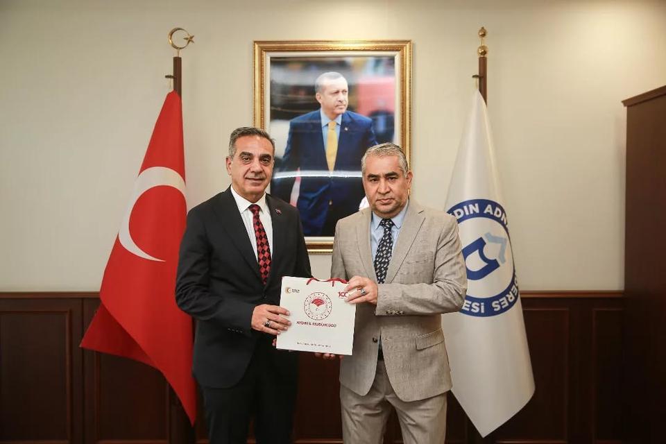 Müdür Temiz'den Rektör Kent'e ziyaret