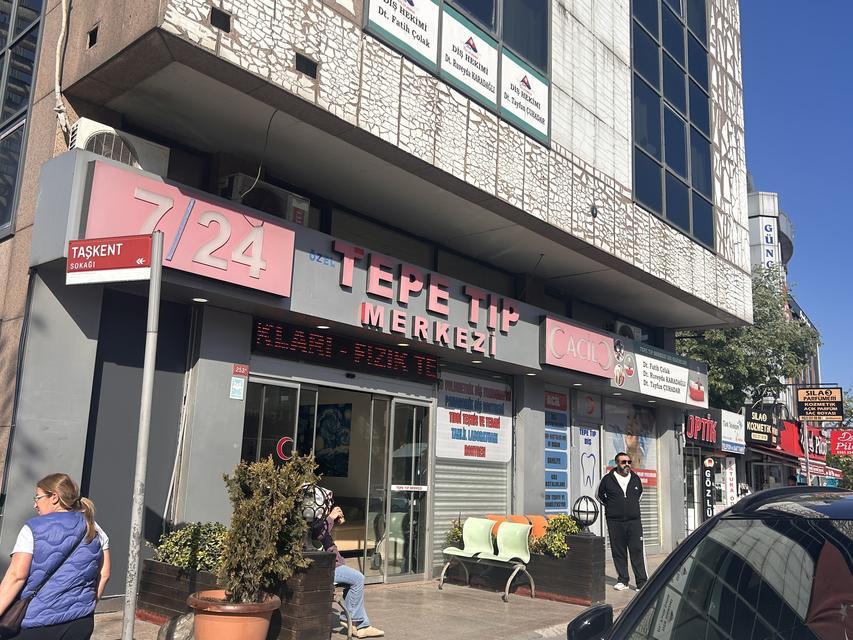 Grip için geldiği tıp merkezinde canından oldu