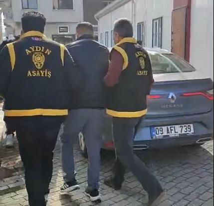 34 yıl hapis cezasıyla aranıyordu, Efeler’de yakalandı