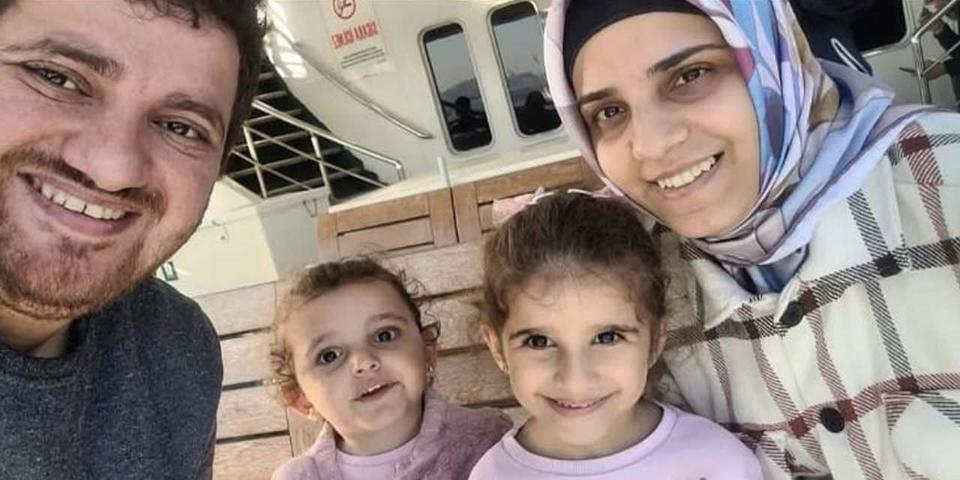 Heyelanda eşini ve kızlarını kaybeden kadın taburcu oldu