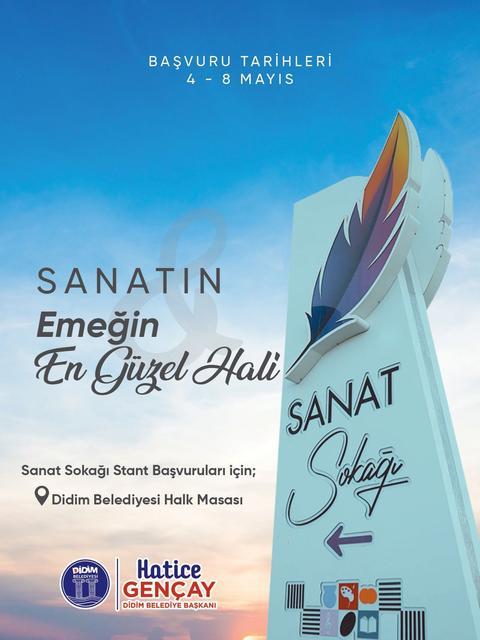 Didim’de Sanat Sokağı için başvurular başlıyor