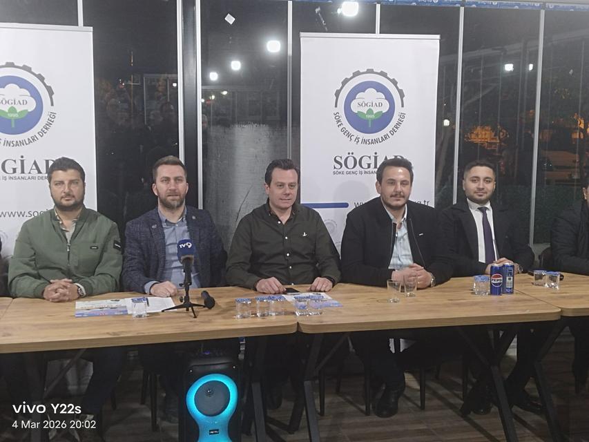 Söke Genç İş İnsanları Derneği üyeleri iftarda buluştu