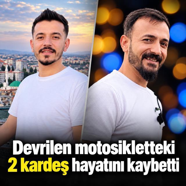 Devrilen motosikletteki 2 kardeş hayatını kaybetti