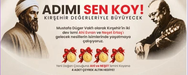 ÇOCUKLARINA BU İSİMLERİ VERENLERE 4 ÇEYREK ALTIN