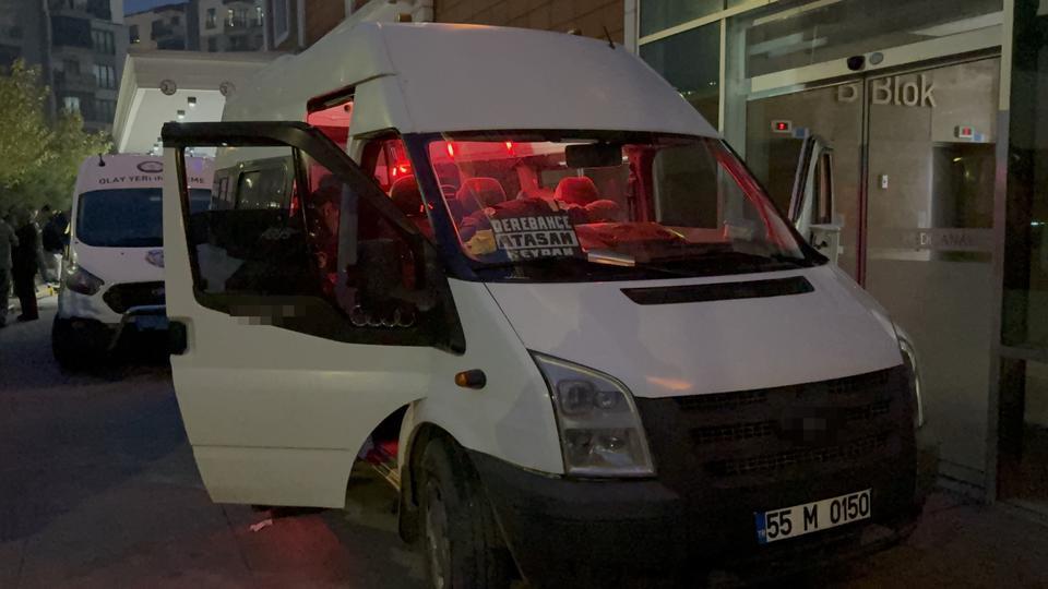 Dolmuş şoförü hastanelik oldu