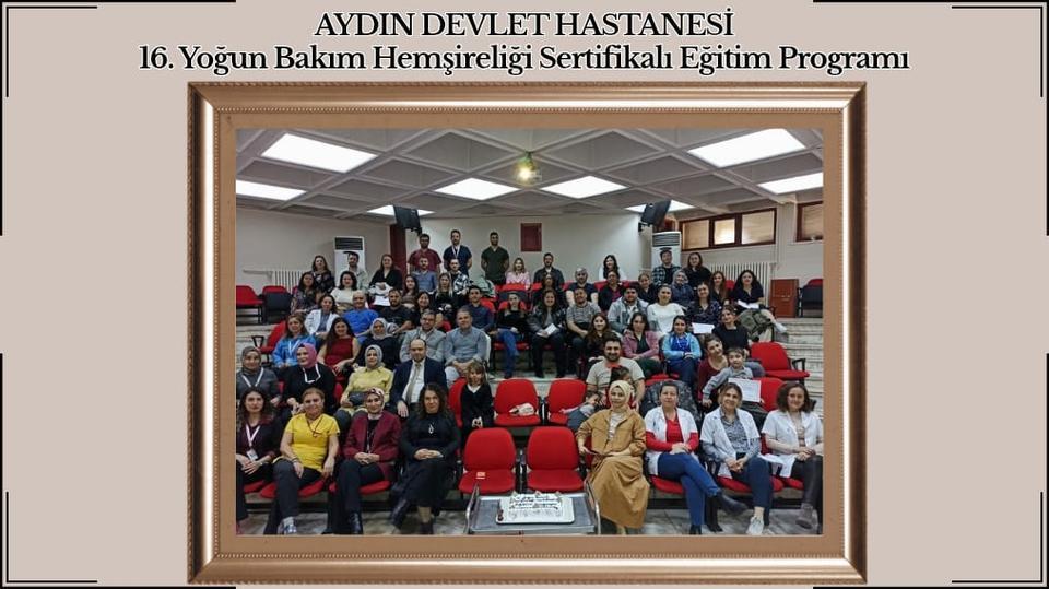 Aydın'da 24 hemşire sertifika aldı