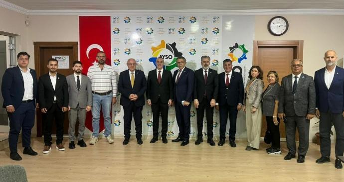 İYİ Parti Heyeti, Aydın Sanayi Odası’nı ziyaret etti