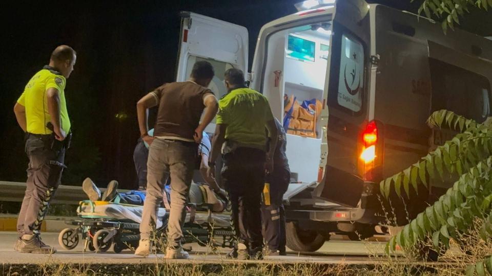 Alkollü sürücünün kullandığı otomobil şarampole uçtu