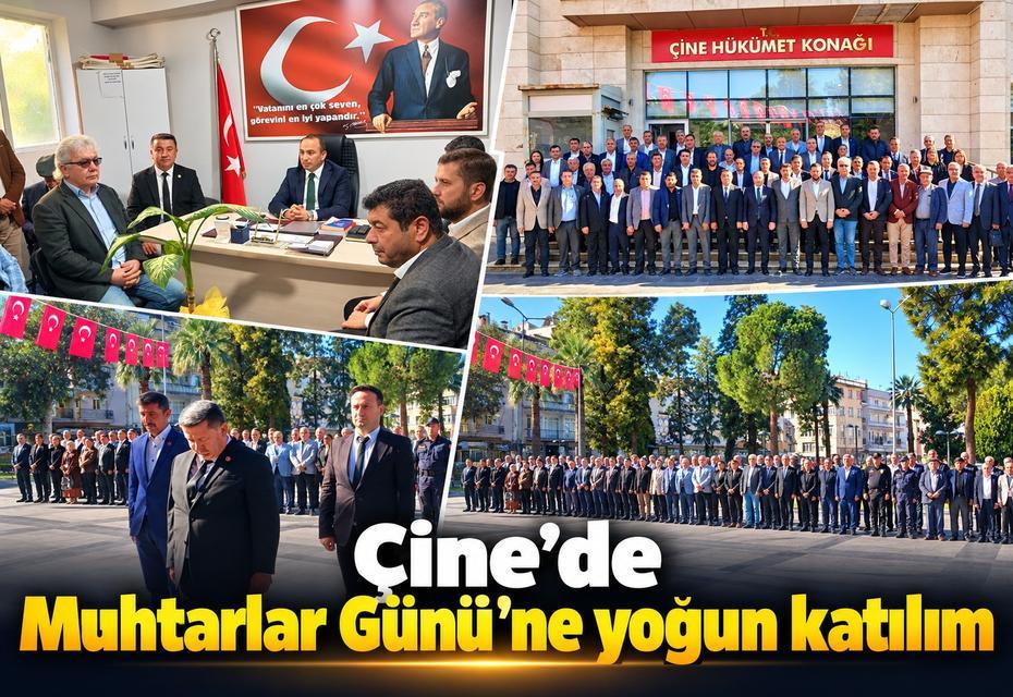 Çine’de Muhtarlar Günü’ne yoğun katılım