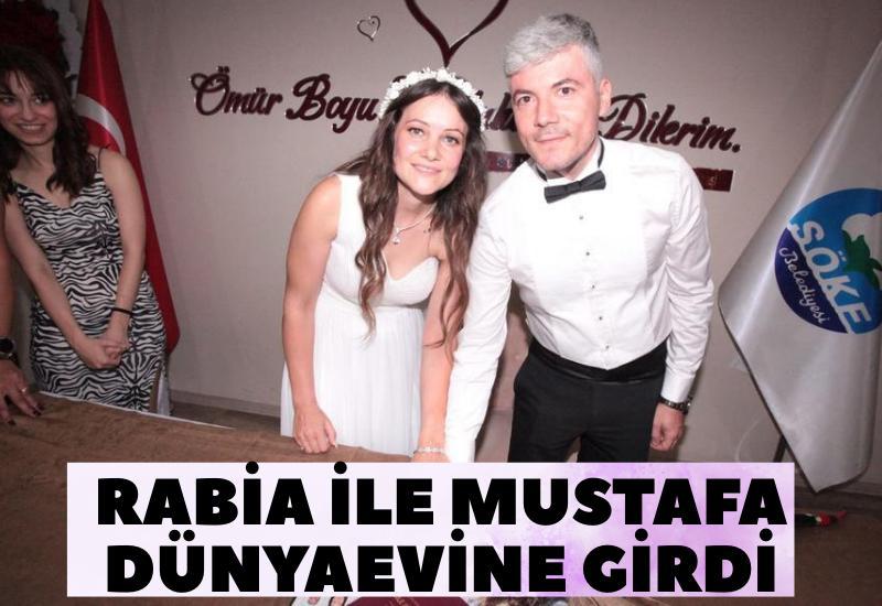 Rabia ile Mustafa dünyaevine girdi