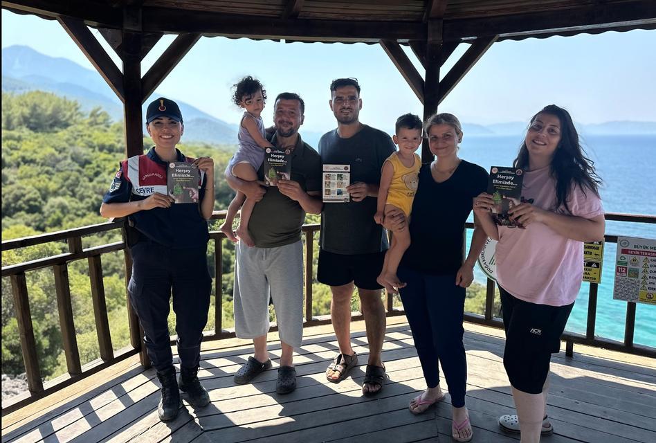 Milli Park’ta ziyaretçilere orman yangını uyarısı