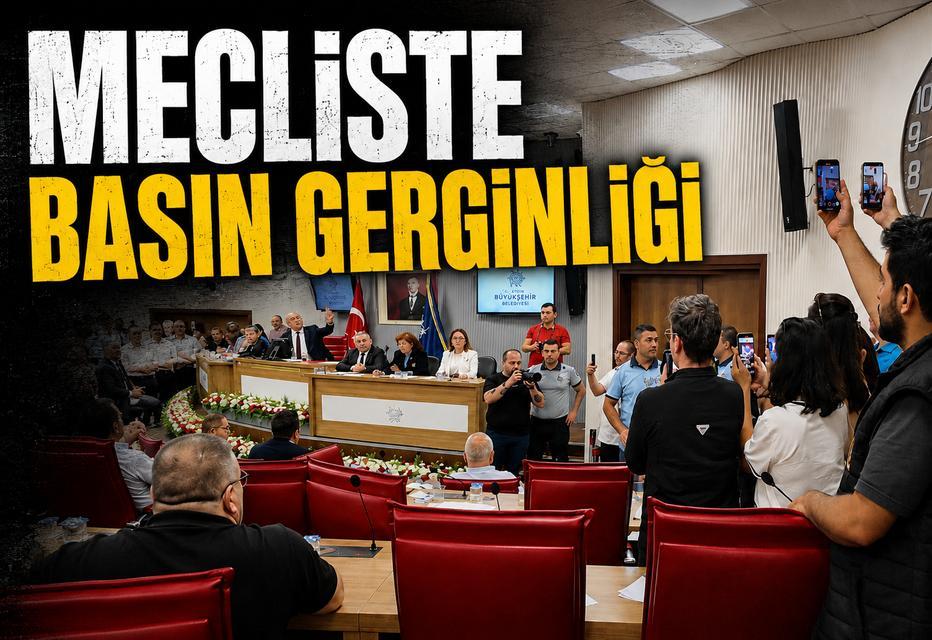 Mecliste basın gerginliği