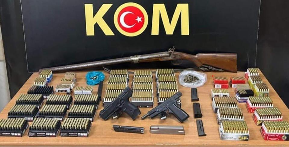 Muğla’da 299 ruhsatsız tabanca ele geçirildi