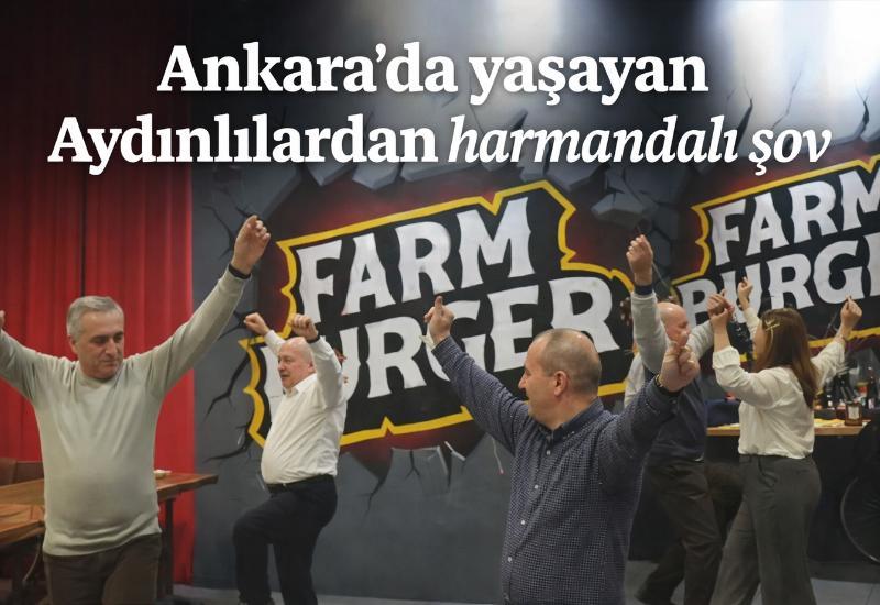 Ankara'da yaşayan aydınlılardan harmandalı şov