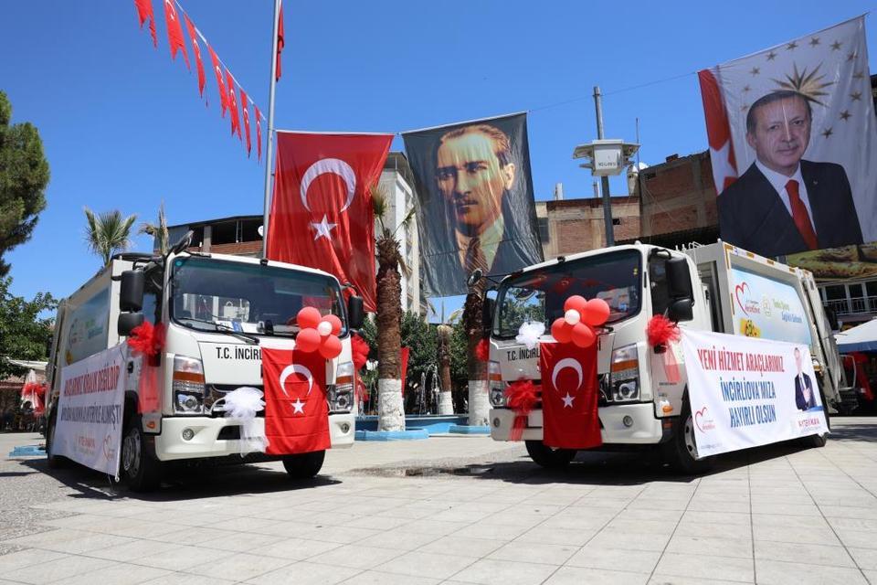 Başkan Kaya'dan İncirliova'ya son üç yılda 23 yeni araç