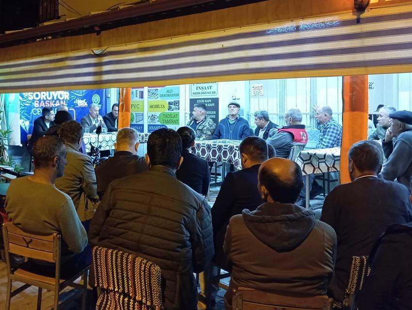 BAŞKAN EROL, FESLEK VE GELENBE MAHALLE SAKİNLERİ İLE BİR ARAYA GELDİ