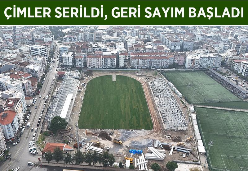 Çimler serildi, geri sayım başladı
