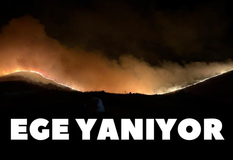 Ege yanıyor