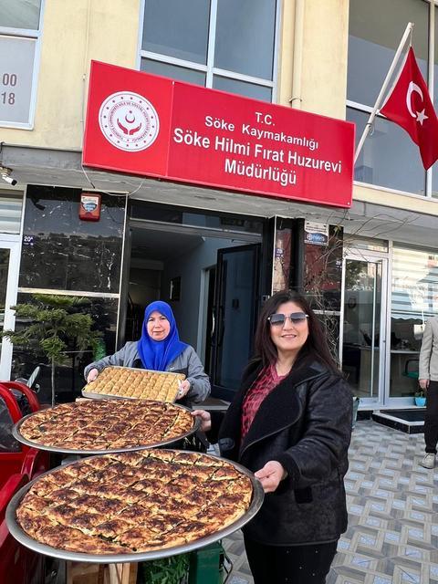 Söke nin Yardım Meleği Bu Kez Huzur Evine Kondu