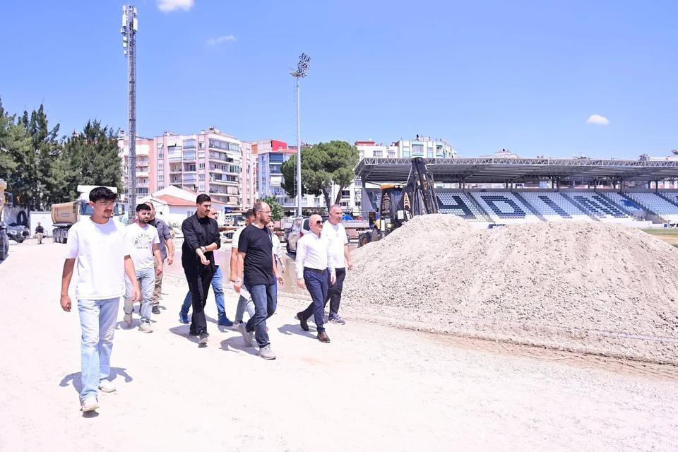Adnan Menderes Stadyumu'nun yapımı hala tamamlanamadı