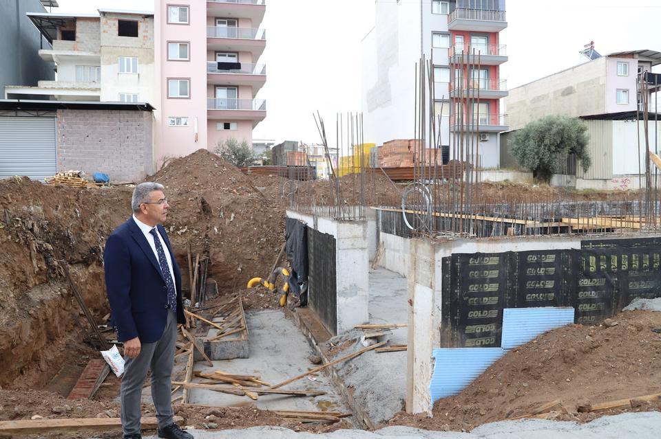 KÖŞK'TE YARI OLİMPİK YÜZME HAVUZUNDA ÇALIŞMALAR HIZ KESMİYOR