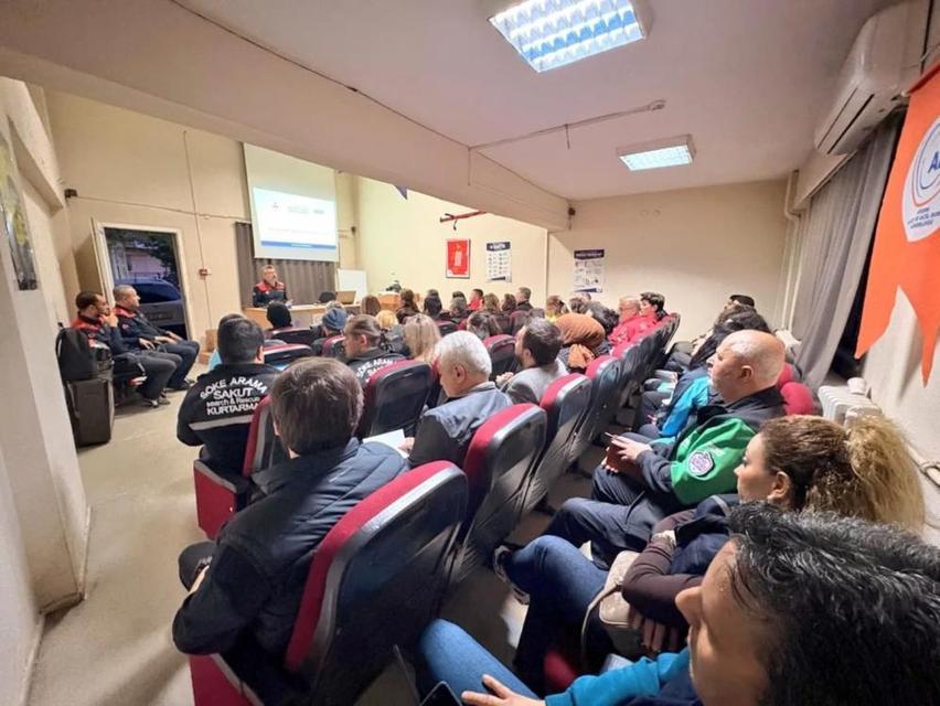 Aydın'da afetlere hazırlıkta koordinasyon eğitimi verildi