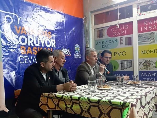 BAŞKAN EROL, FESLEK VE GELENBE MAHALLE SAKİNLERİ İLE BİR ARAYA GELDİ