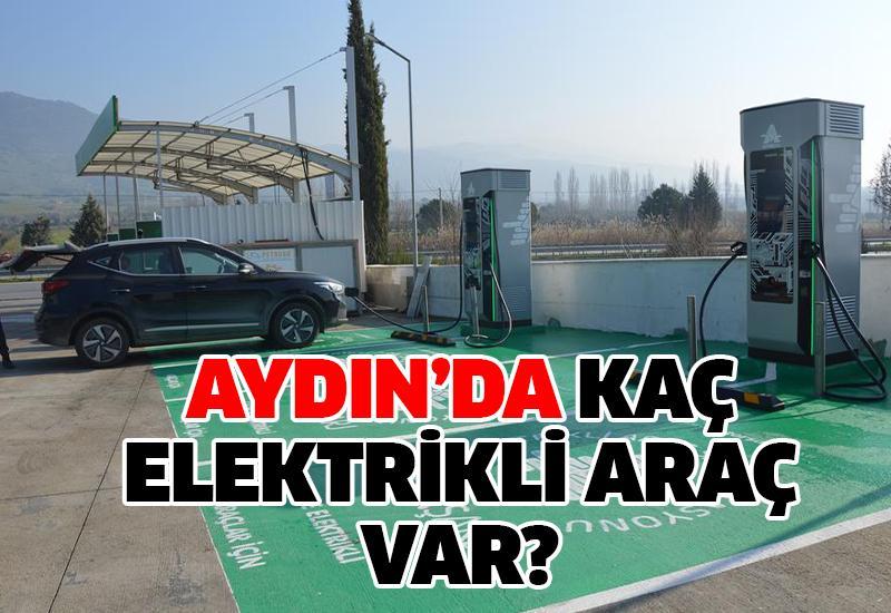 Aydın’da kaç elektrikli araç var?
