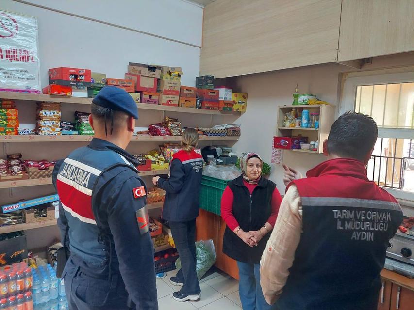 Bozdoğan’da okul kantinleri ve çevresinde jandarma denetimi