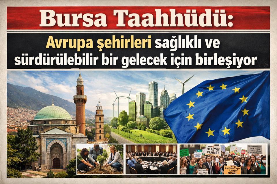 Bursa Taahhüdü: Avrupa şehirleri sağlıklı ve sürdürülebilir bir gelecek için birleşiyor