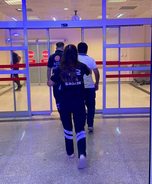 Motosiklet devrildi: 1 yaralı
