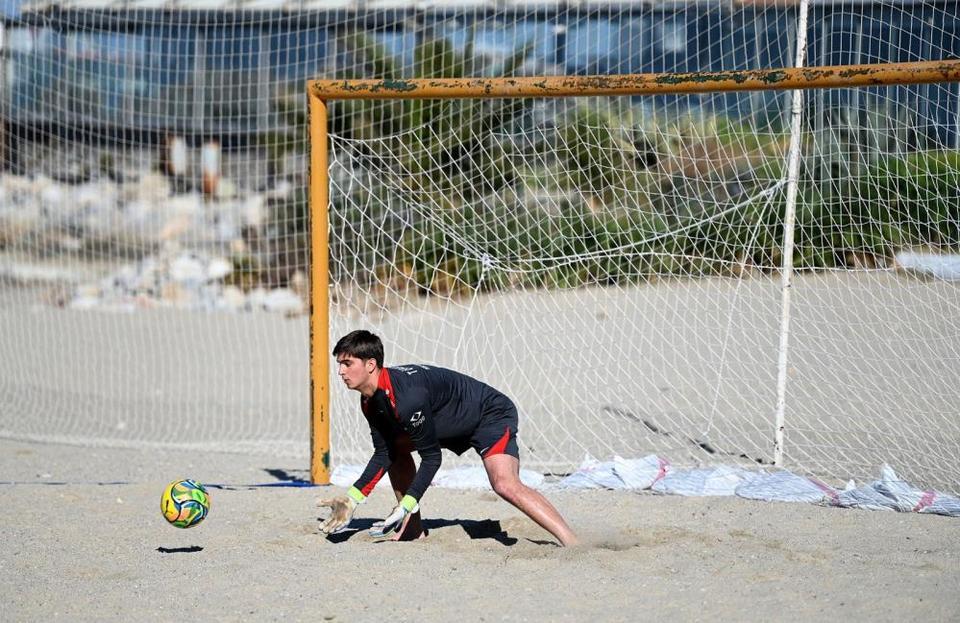 Plaj Futbolu Milli Takımı kamp için Kuşadası’nda