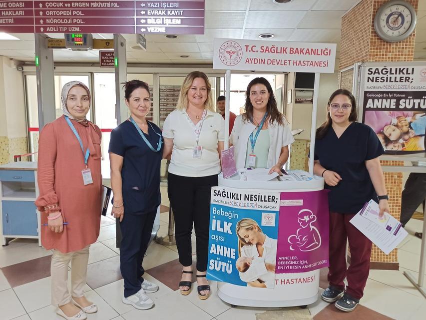 AYDIN DEVLET HASTANESİ'NDE DÜNYA EMZİRME HAFTASI ETKİNLİĞİ