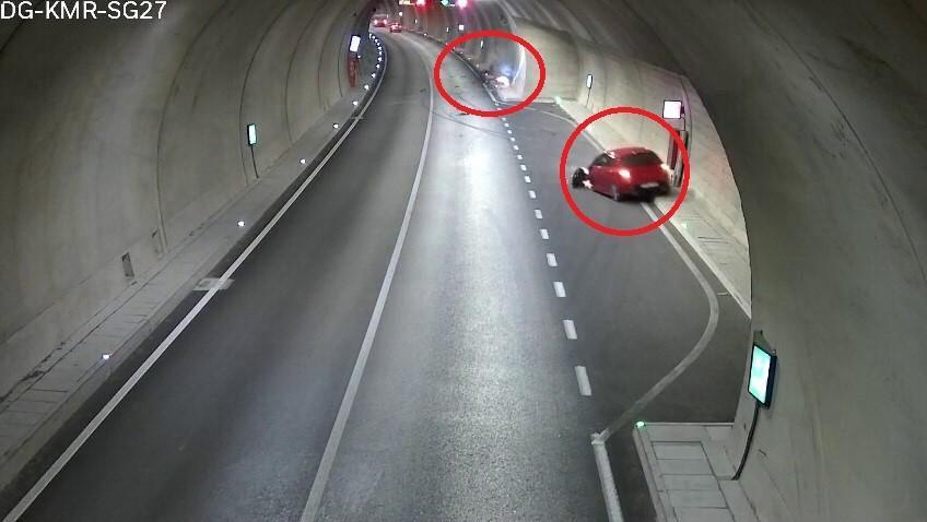 Tünelde cinayet gibi kaza