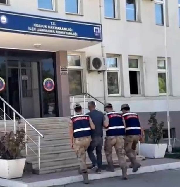 Saklandığı evden kaçtı, arazide yakalandı