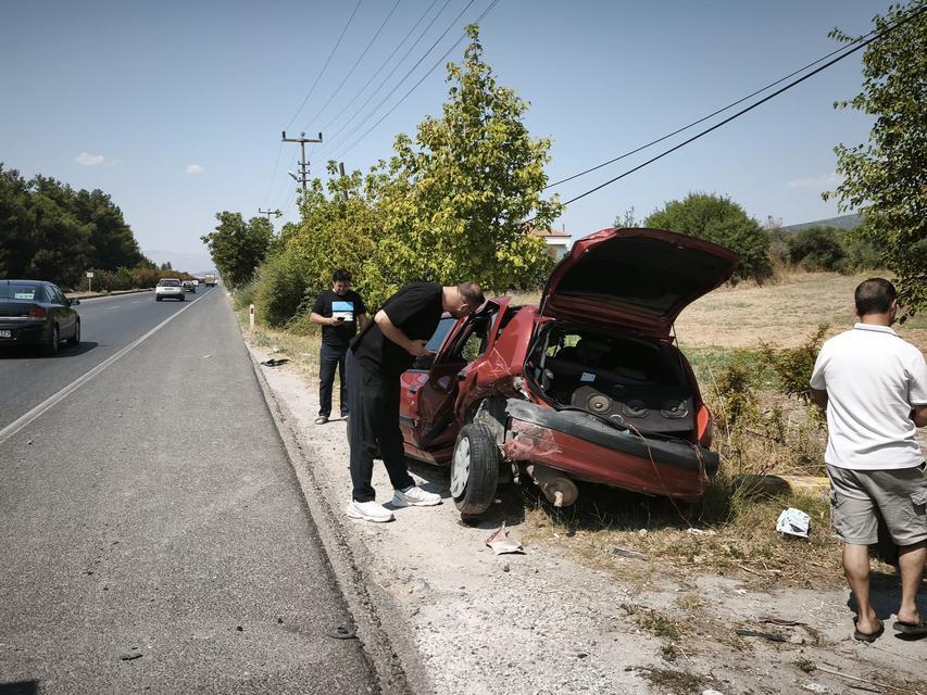 Aydın-Muğla’da Karayolu’nda trafik kazası: 2 yaralı
